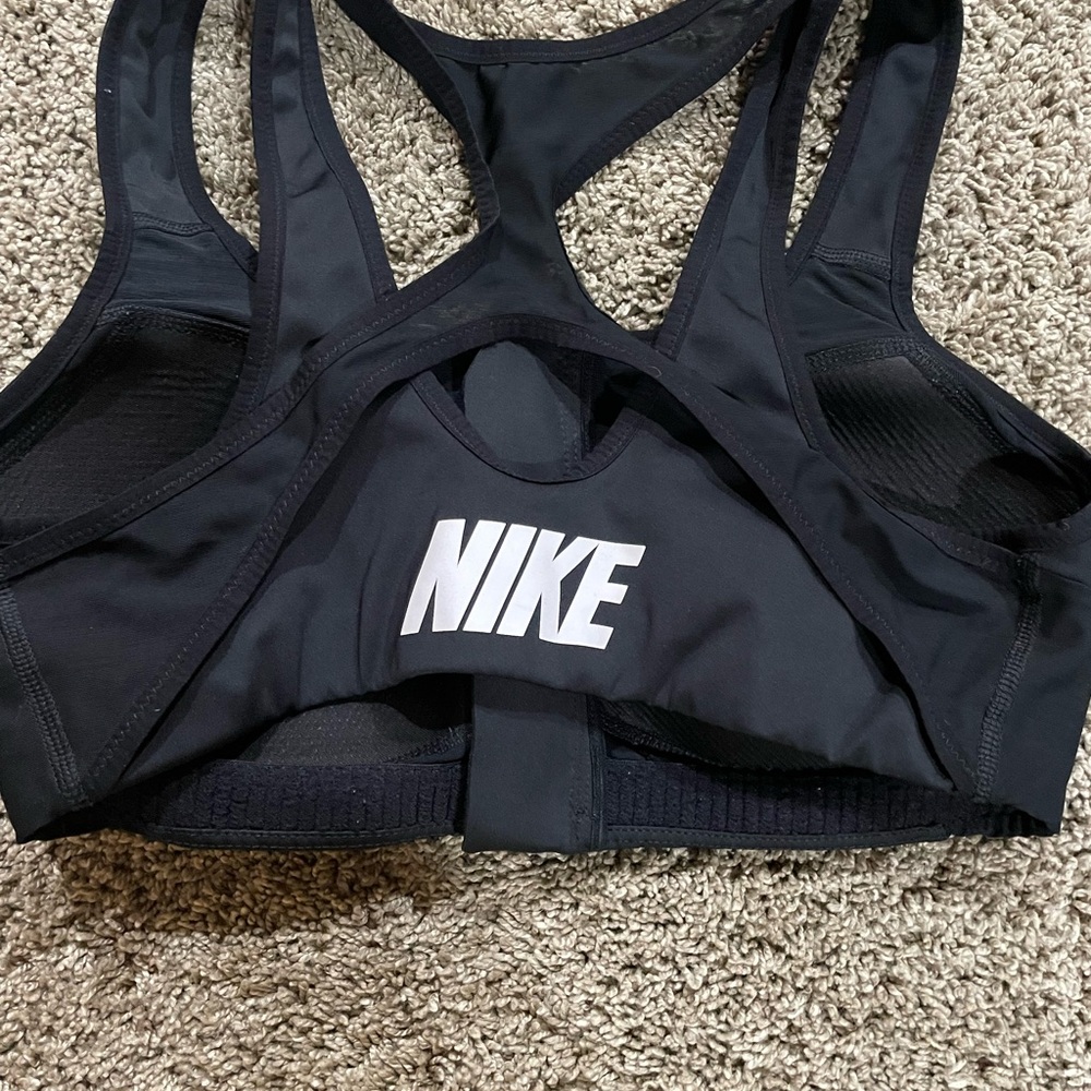 Nike Black Racerback Sports Bra